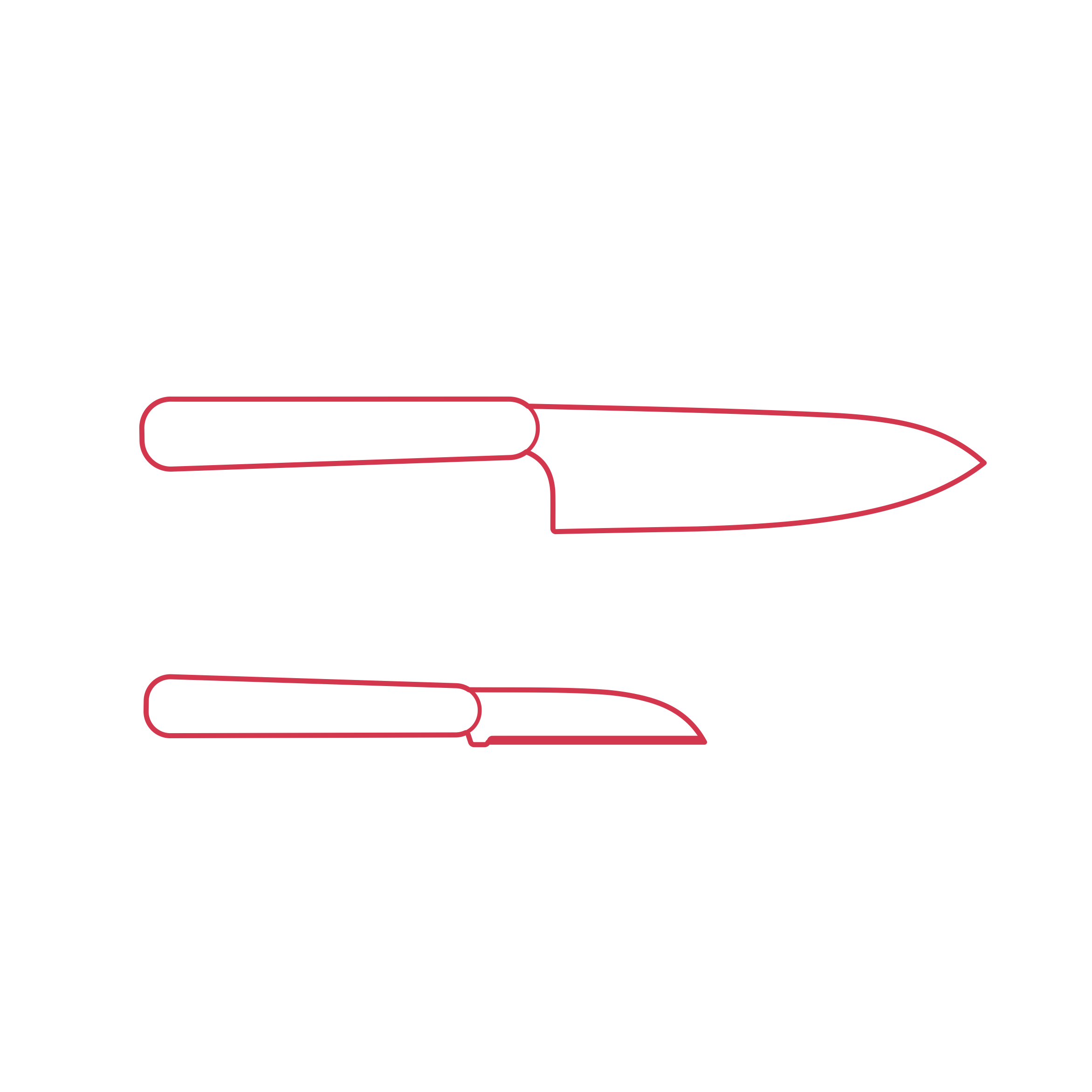 Objects Kitchen Knives Ikea Fordubbla 2 Piece Knife Set Icon Svg Vector Free Vectors